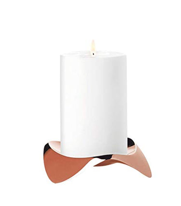 Stelton Papilio UNO Copper candle holder, stainless steel, 12 x 12 x 4 cm on sale